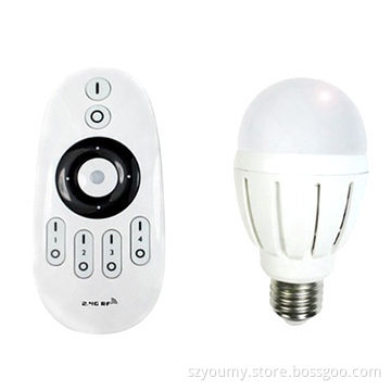 2.4G Wireless 6W Dual White LED Bulb + 4-zone Remote + Wi-Fi Controller